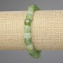 Chrysolite 'Olivine Cube' Bracelet, 8×8 mm cube, 18 mm length, elastic