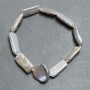 Baroque Pearl Bracelet 20-23×10-16 mm, length 18 cm, stretch