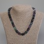 Fluorite Necklace with Triangular Beads, 14×10×10×10 mm, length about 50 cm, with clasp