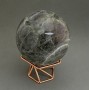Labradorite natural stone souvenir sphere, diameter 70 mm ± weight 481 g