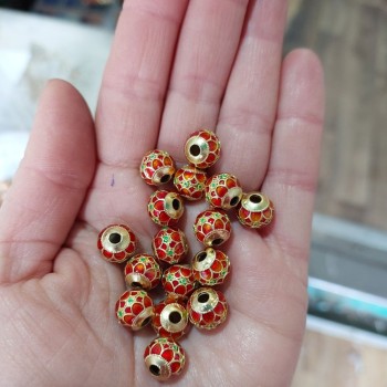 Aventurine beads, smooth ball, 10 mm diameter