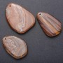 Tiger's Eye Natural Stone Pendant 50x35mm (±10mm)