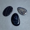 Pendant with natural agate stone 47-54×32-40 mm ± assorted size