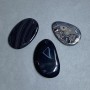 Pendant with natural agate stone 47-54×32-40 mm ± assorted size