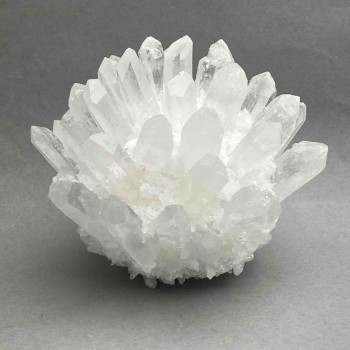 Rock Crystal Druse, weight 354 g, diameter 84 mm+