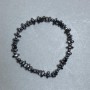 Hematite Bracelet, Faceted, Diameter 6-9×2.5 mm, Length 18 cm Stretch