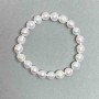 River Pearls Bracelet 8-9×7-8 mm, 5 mm, length 18 cm, stretch