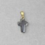 Hematite Cross Pendant 21×10mm+