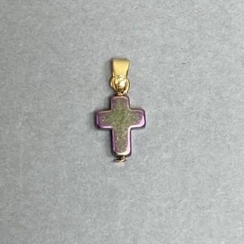 Hematite Cross Pendant 19x8.5 mm+