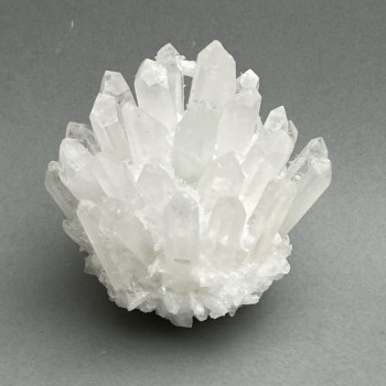Rock crystal druse, 365 g, 82 mm diameter