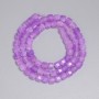 Lavender Amethyst Faceted Cube Beads 5x5mm, 37 cm on thread