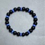 Shungite Bead Bracelet, 8 mm Diameter ±, Polymer Clay Rondelles 6×1 mm ±, Length 18 cm ± Stretch
