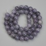 Iolite Beads, Round, 8.5 mm diameter, 38 cm length