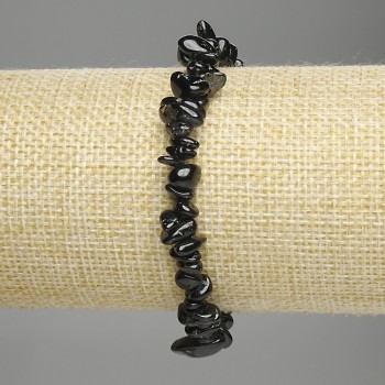 Agate Chip Bracelet, diameter 6-10×2-3 mm, length 18 cm, stretch