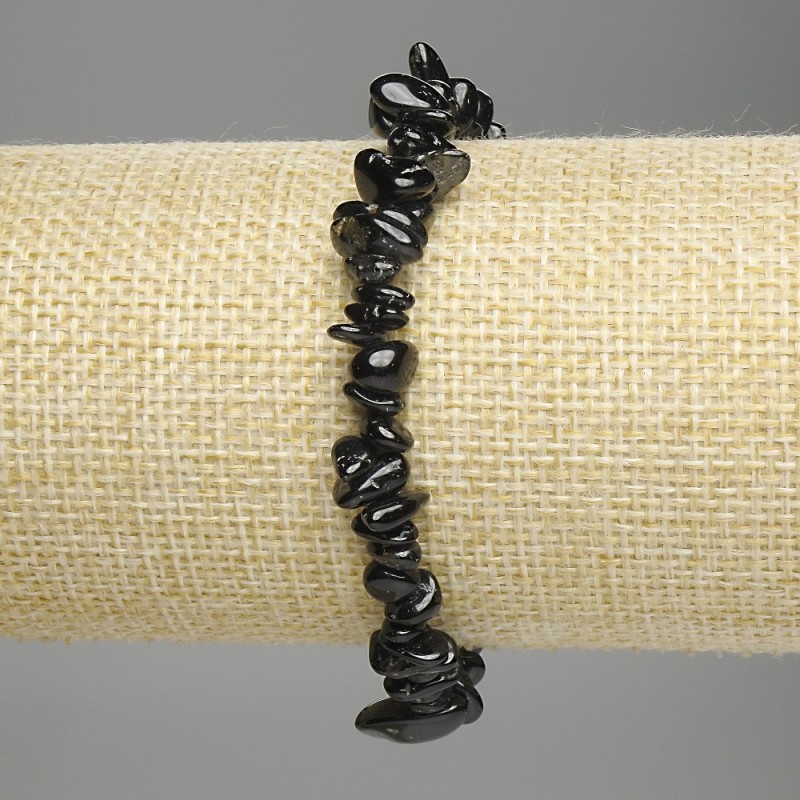 Agate Chip Bracelet, diameter 6-10×2-3 mm, length 18 cm, stretch