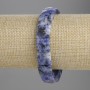 Sodalite bracelet with faceted links, 12×12 mm, length 18 cm, stretch
