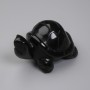 Souvenir Turtle Statue Black Agate 55x33x35 mm+