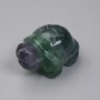 Fluorite Turtle Souvenir Figurine 43×30×21 mm+