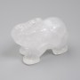 Souvenir Elephant Figurine in Rock Crystal, 55x35x26 mm+