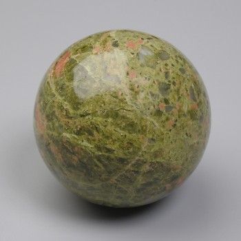 Souvenir sphere of heliotrope jasper, diameter 40mm+