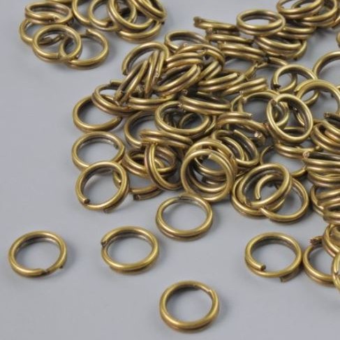 Bronze Jump Ring, 6 mm Diameter, 990 g Pack