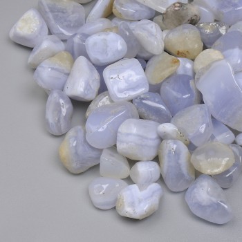 Natural Agate Chips, Undrilled, 8–22×8–12 mm (per 100 g)