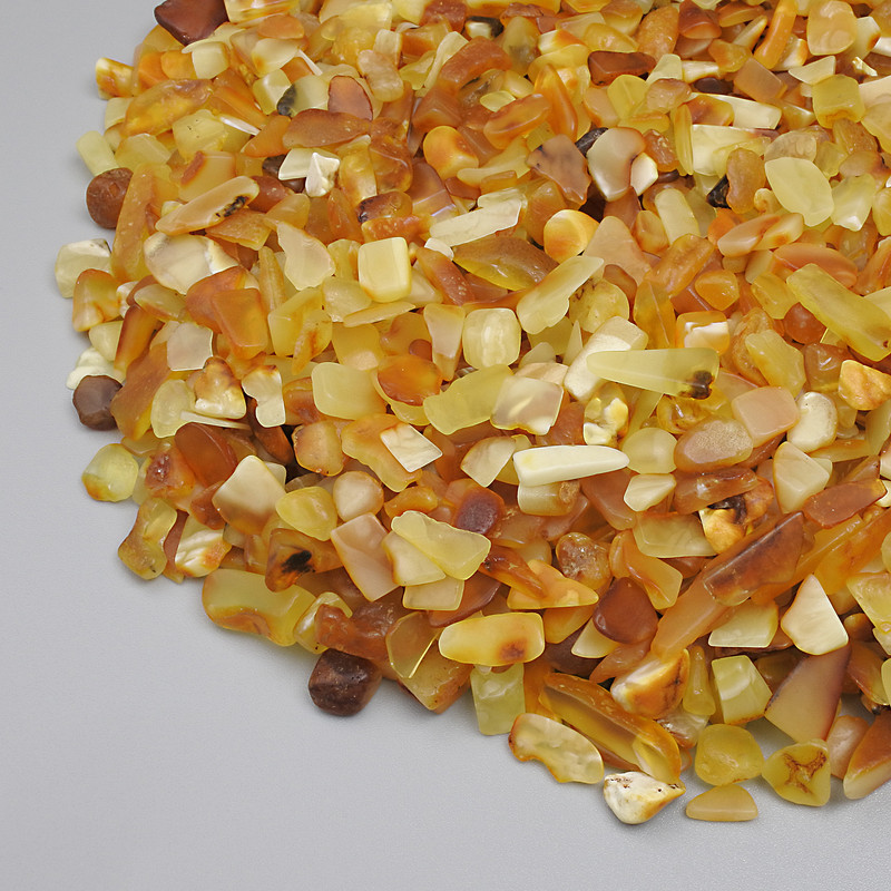 Natural Amber Chip Undrilled 4-12×3-7 mm ± (per 100 g ±)