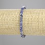 Sodalite Cube Bracelet 4.5×4.5 mm, 18 cm length, stretch