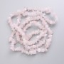 Pink Quartz Beads, Chip Beads, 76 cm