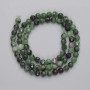 Faceted Zoisite Beads 5mm on Thread