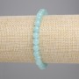 Amazonite Bracelet – Smooth Beads, 6 mm Diameter, 18 cm Length, Stretch