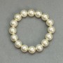 Majorca Bracelet (Acrylic) Smooth Beads, 12mm Diameter, 18cm Length, Stretch