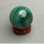 Malachite souvenir sphere, diameter 28mm ± weight 46 g