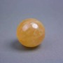 Citrine natural stone souvenir sphere, diameter from 45 mm ± (price per 100 g) weight from 200 g