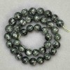 Seraphinite Natural Stone Beads, Smooth Round Balls, Approximately 10mm Diameter, Approximately 41cm Long on Thread