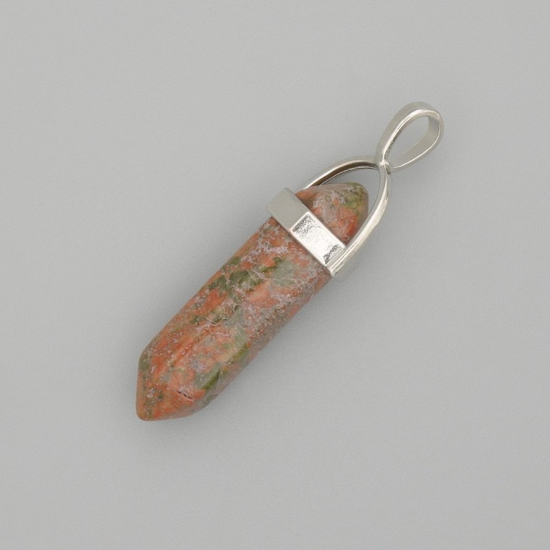 Heliotrope Hexagonal Pendant 4 cm+