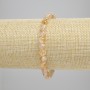Citrine Bracelet with Smooth 6mm Beads, 18 cm Length, Elastic Stretch Cord