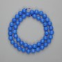 Apatite Beads, Smooth Round Balls, 8 mm Diameter, 38 cm Length on Thread