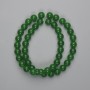 Smooth Jade Beads, 8mm Diameter, 38cm Length, On Beading Thread
