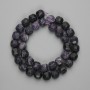 Sugilite Beads, Faceted Cubes 10x10 mm, Length 38 cm ± on Thread
