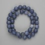 Sponge Coral Beads, Smooth Round 10.5 mm, 38 cm on thread