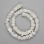 Moonstone chip beads, 9–11×2–4 mm, length about 39 cm, on a beading thread