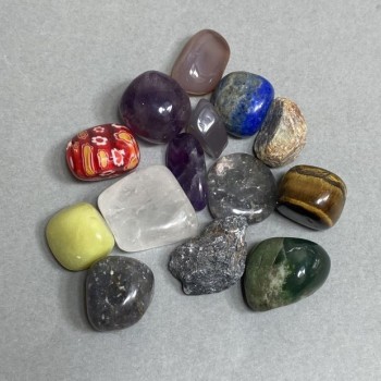 Souvenir and Interior Stone Assortment, 100 g, Assorted Sizes