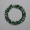 Emerald Beads, Smooth Round 6mm, Length 39 cm
