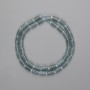 Jadeite cylinder beads 7.5×5 mm ±, seed beads 3 mm ±, length 39 cm ±