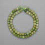 Jadeite Beads, Faceted Round 6 mm, Length 39 cm +/-
