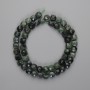 Ocean Jasper Beads, Faceted Cube 7x7 mm, Length 39 cm