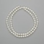 Natural freshwater pearl beads, 4.5–5×4 mm, 36 cm long, on thread