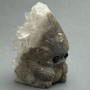 Porcupine with Druzy Souvenir Figurine 76x49x47 mm+