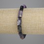 Charoite chip bracelet, diameter 12-13×6-8 mm ±, length 18 cm ± stretch